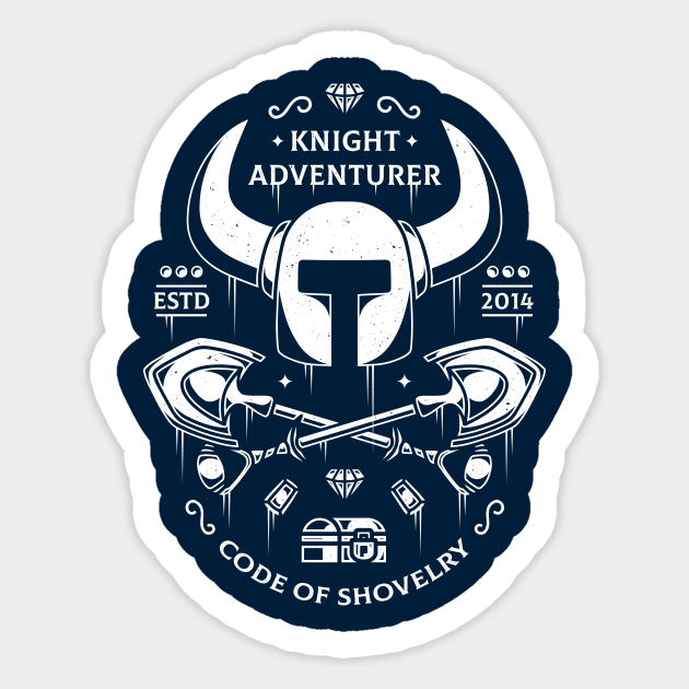 Knight Adventurer Sticker by Alundrart